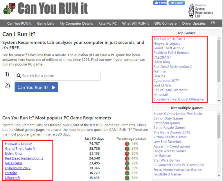 「Can You Run It」の使い方【PCゲームの要求スペックを確認】 » PC WRAPブログ