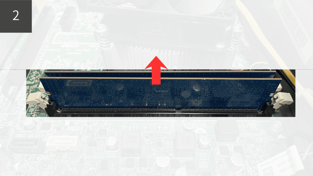 デスクトップパソコンのメモリ取り外し方法