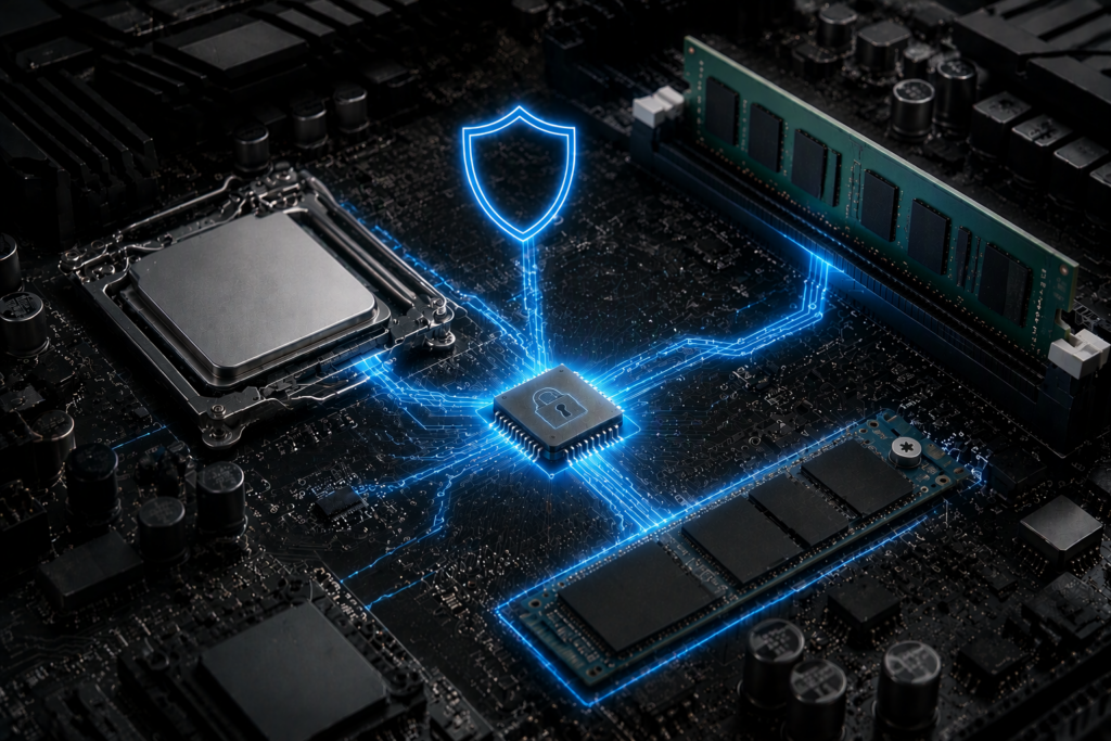 TPM 2.0やCPU、メモリ、SSDなどWindows 11のシステム要件を表したイメージ図