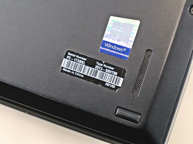 LENOVO THINKPAD X13 GEN 1 [新品SSD] 20T3-S0HT00